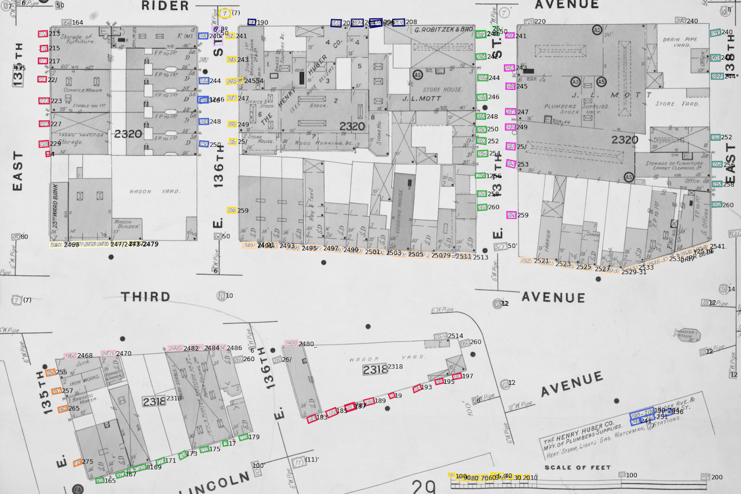 Historical Urban Model through Map Extraction